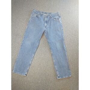 Wrangler Jeans Men's 36x29 Blue Relaxed Fit Premium Quality Denim 97601VR Chore